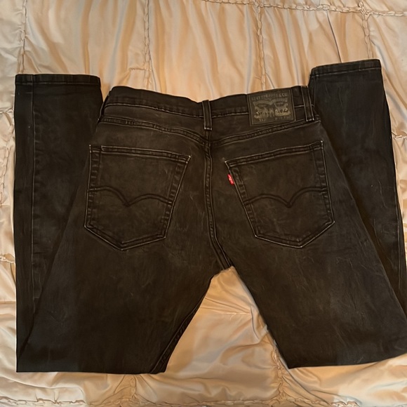 Dark grey men’s Levis 512 - Picture 2 of 4
